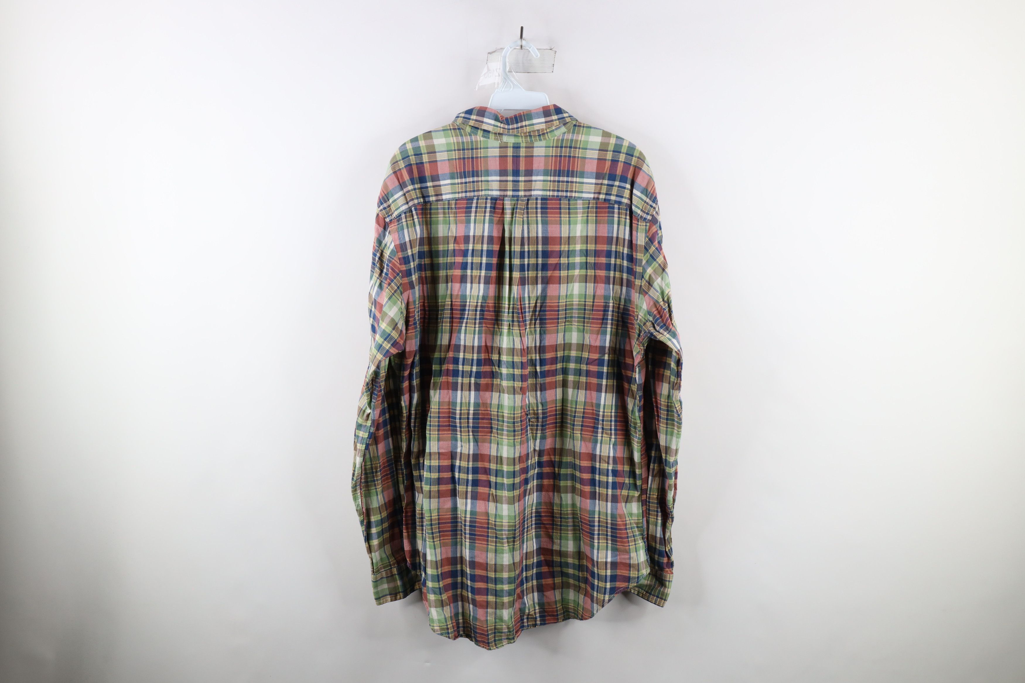 Polo Ralph Lauren Vintage 90s Ralph Lauren Rainbow Plaid Button Down Shirt Size US L / EU 52-54 / 3 - 4 Thumbnail