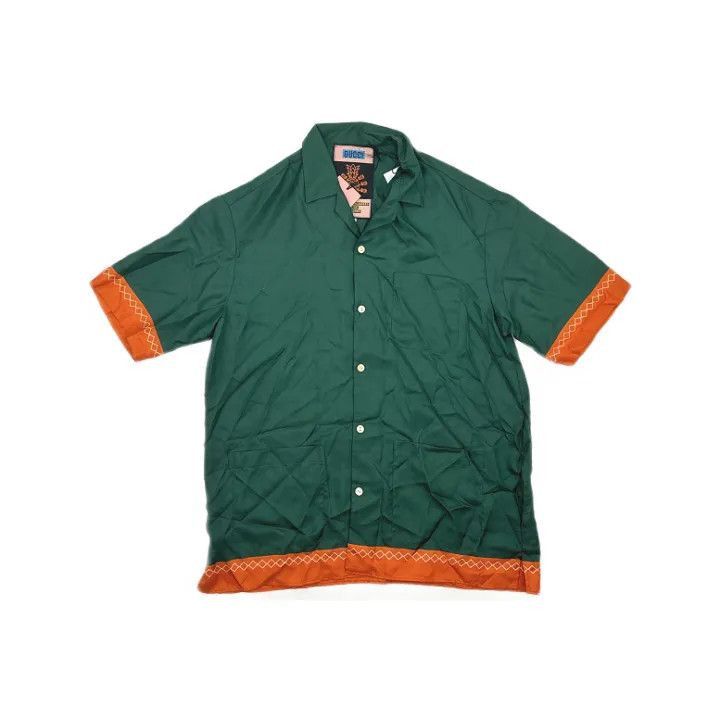 Gucci Gucci Gucci Casual Short Sleeve Button-Up Shirt -2506 Size US L / EU 52-54 / 3 - 1 Thumbnail