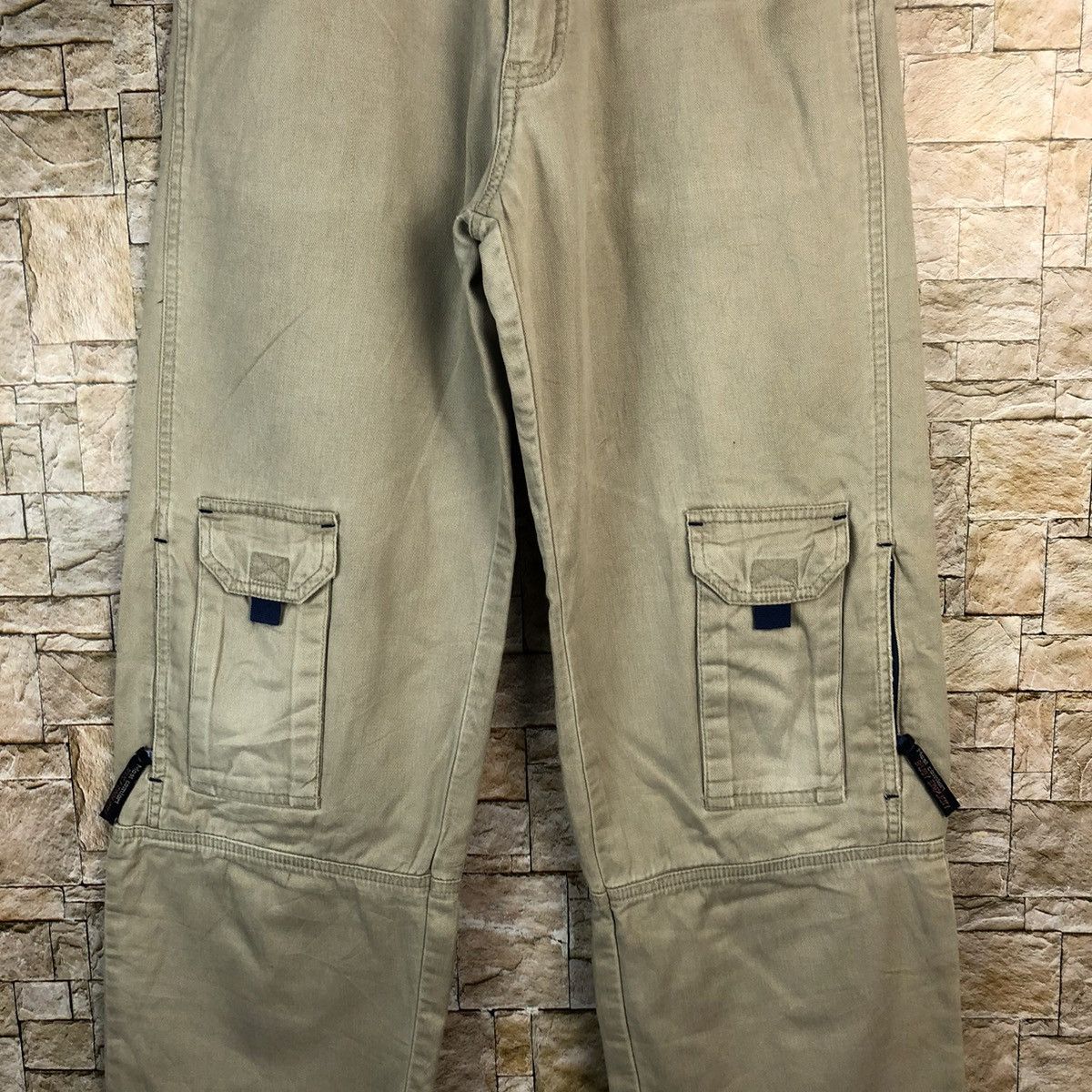 Japanese Brand Japanese Brand Brown Cargo Multipocket Pants #A972 Size US 26 / EU 42 - 6 Thumbnail