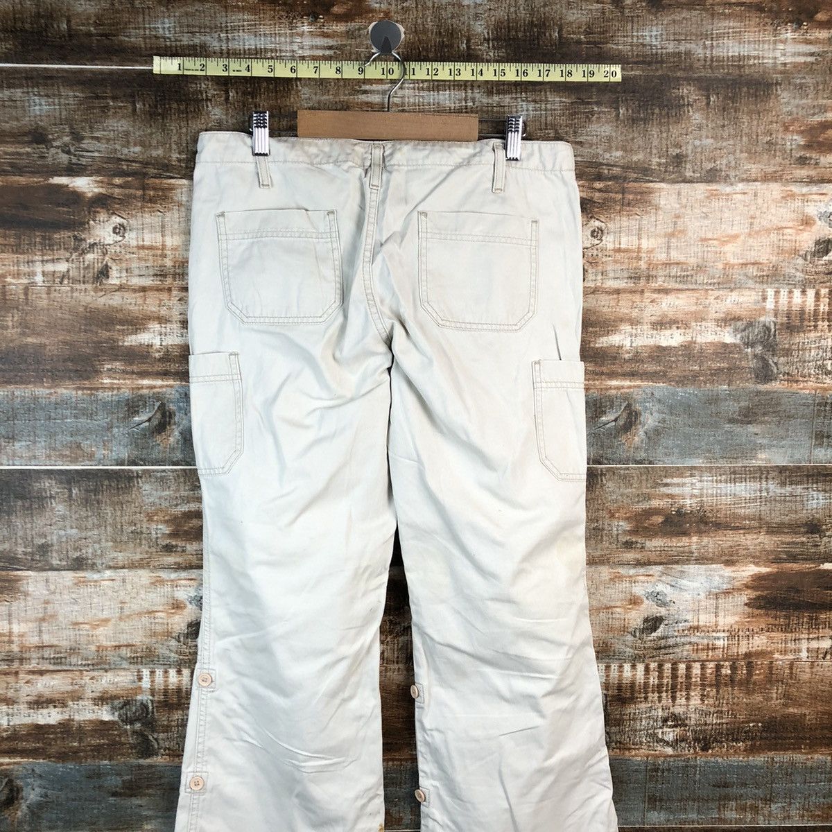 L.E.I. Lei White Cargo utility Multipocket Pants #A2440 Size 30" / US 8 / IT 44 - 17 Thumbnail