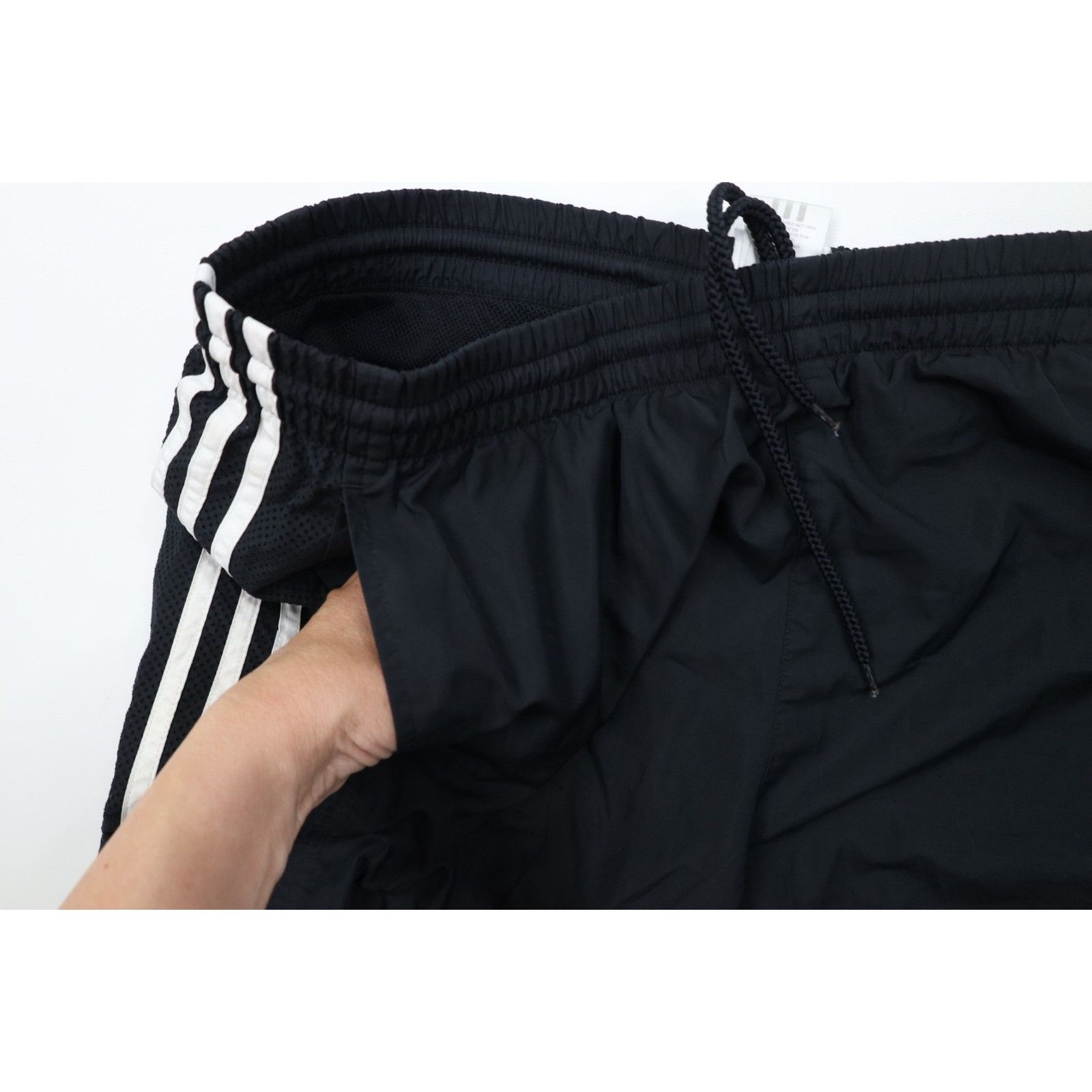 Adidas Vintage Y2K 2005 Adidas Striped Lined Wide Leg Pantsg Size US 36 / EU 52 - 8 Thumbnail
