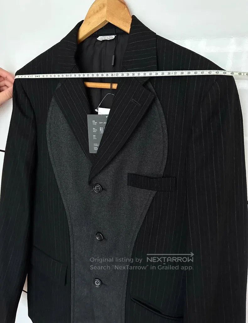 Comme des Garcons CDG Homme Deux Wool Suit Jacket Black M. Size US M / EU 48-50 / 2 - 8 Thumbnail