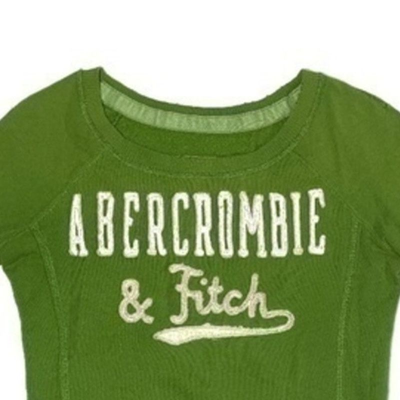 Abercrombie & Fitch Abercrombie & Fitch Green Sweater | Size XS Size XS / US 0-2 / IT 36-38 - 2 Thumbnail