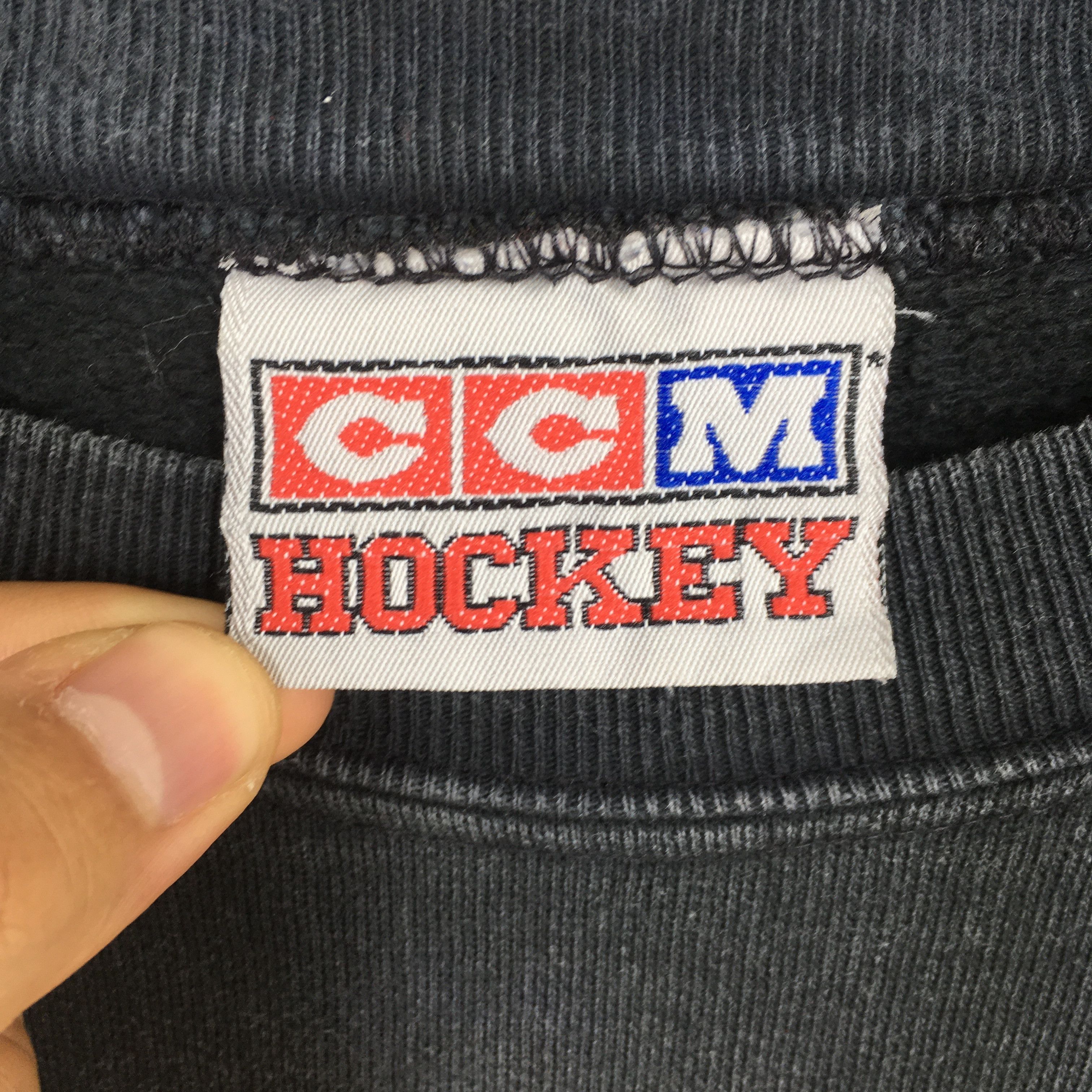 Ccm × NHL × Vintage Vintage Belleville Bulls Hockey Black Sweatshirt Medium Size US M / EU 48-50 / 2 - 5 Thumbnail