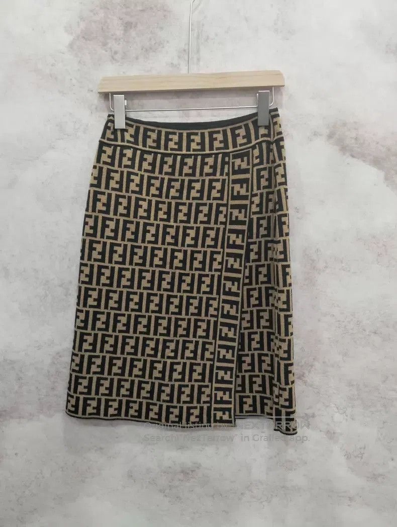 Fendi Knitted Short Skirt
