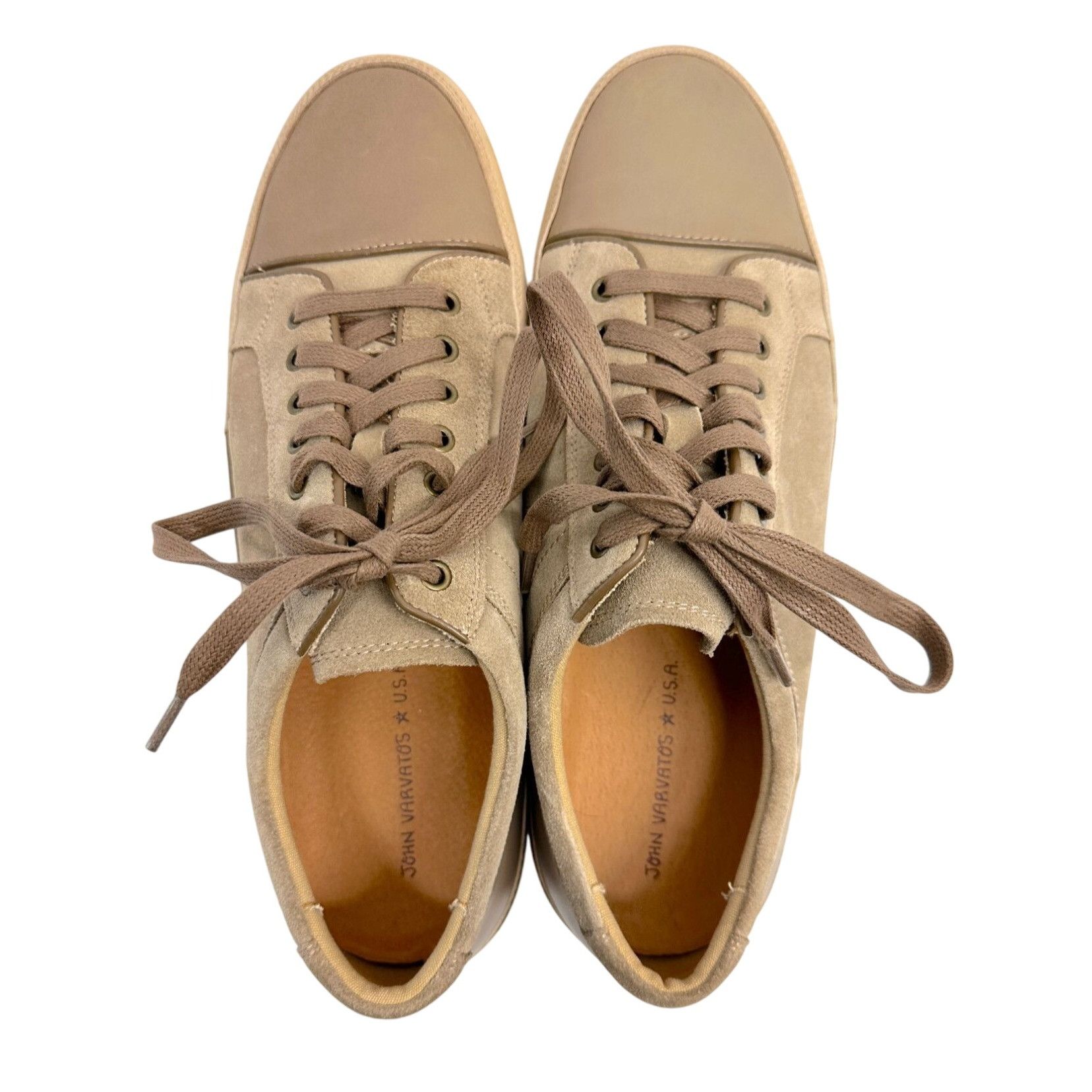 John Varvatos NEW John Varvatos Reed Suede Leather Low Top Sneakers Size US 11 / EU 44 - 4 Thumbnail
