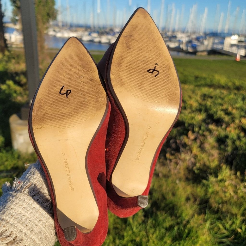 Banana Republic Banana Republic Women's Burgundy and Red Courts Size US 9 / IT 39 - 12 Thumbnail