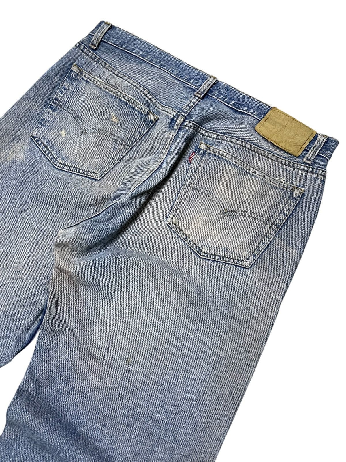 LVC × Levi's × Vintage Vintage Levis 501 Muddy Wash Distressed Jeans Size US 34 / EU 50 - 13 Thumbnail
