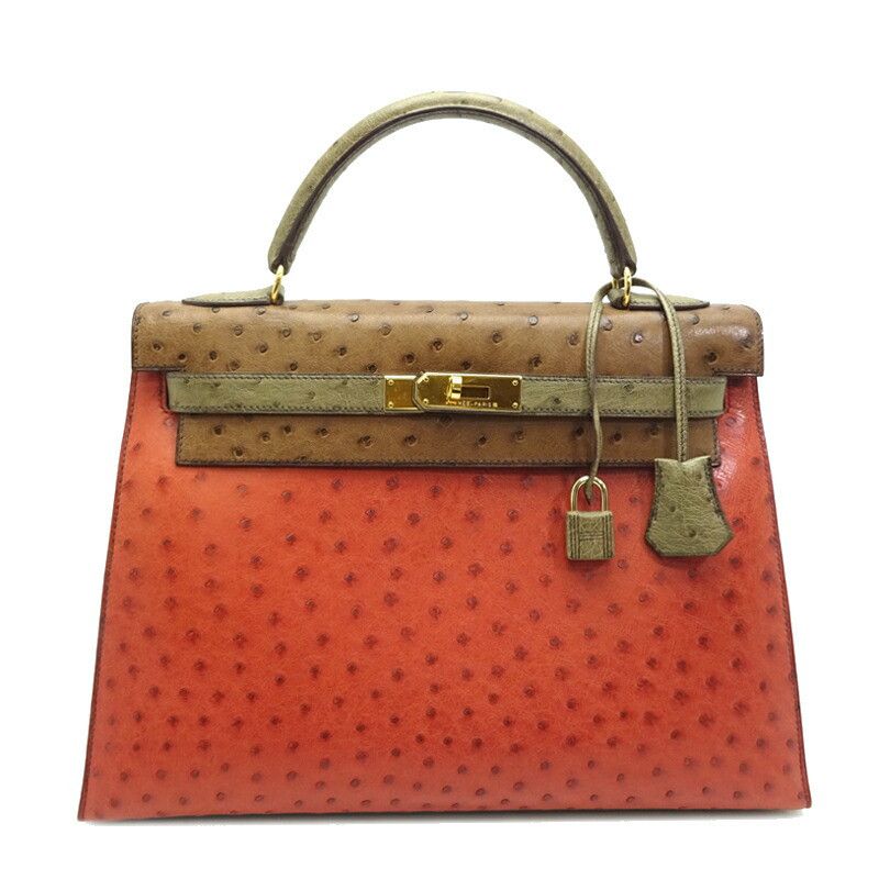 image of Hermes Kelly Sellier 32 in Red, Women's