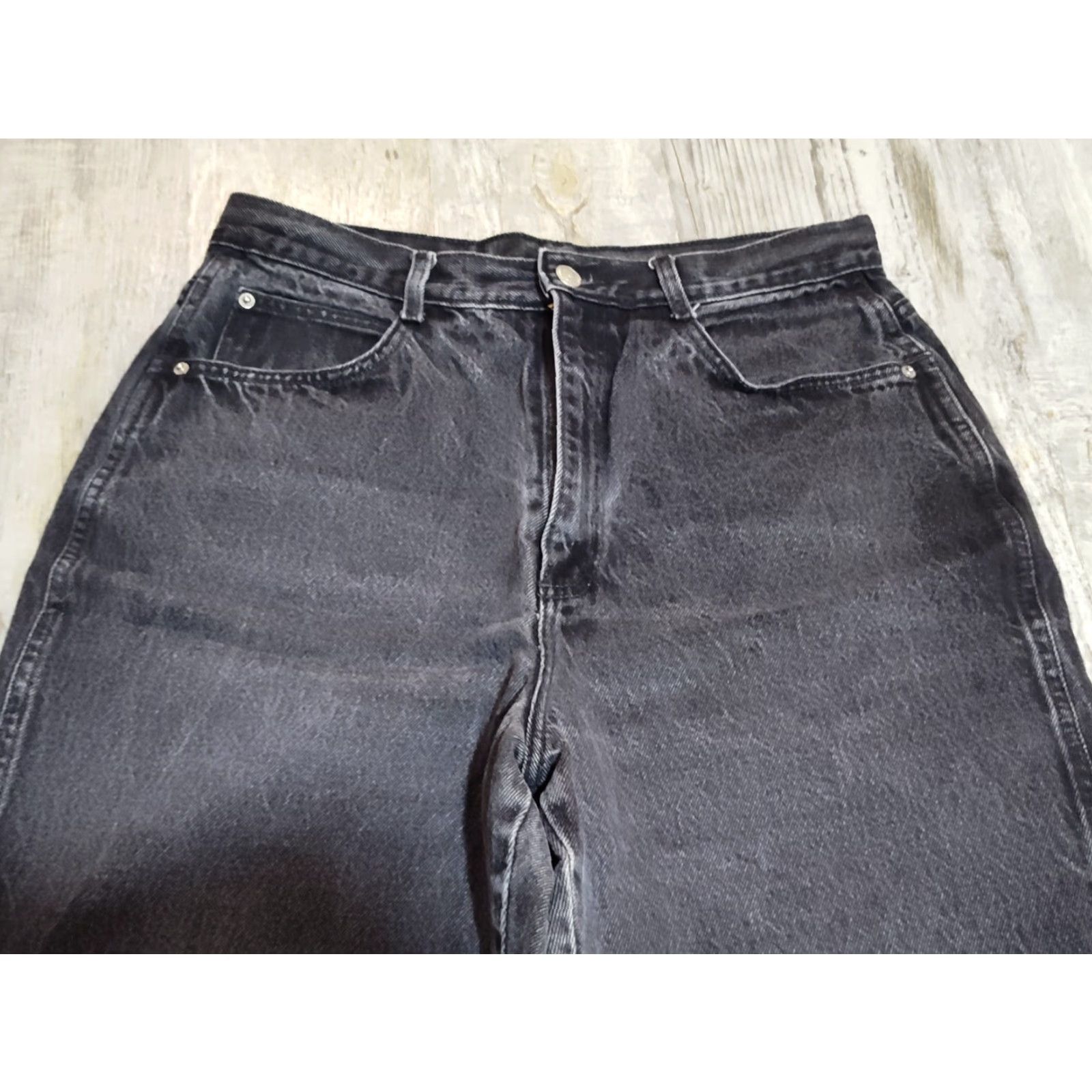Vintage Vtg Gitano 90’s Mom Jeans Black 16 Regular Tapered High Waisted Relaxed Fit Denim Jeans Size 38" / US 16 / IT 52 - 5 Thumbnail