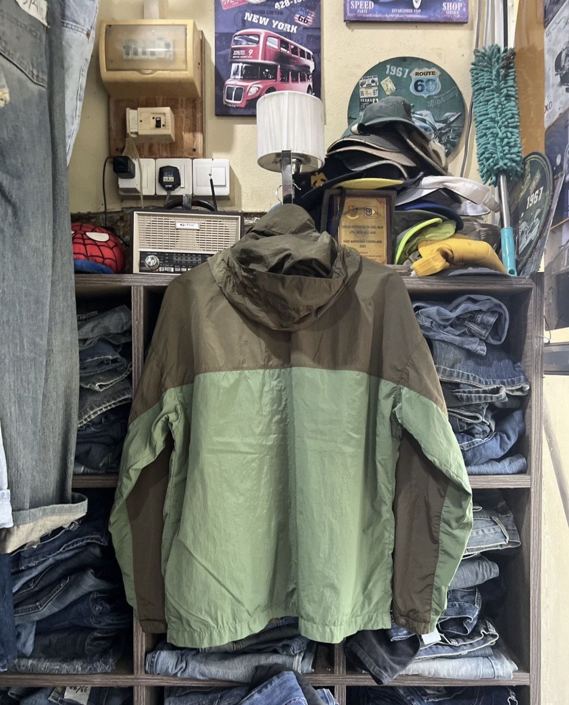 Japanese Brand 🔥J.W. Anderson x Uniqlo Two Tone Zipper Jacket Size US L / EU 52-54 / 3 - 4 Thumbnail
