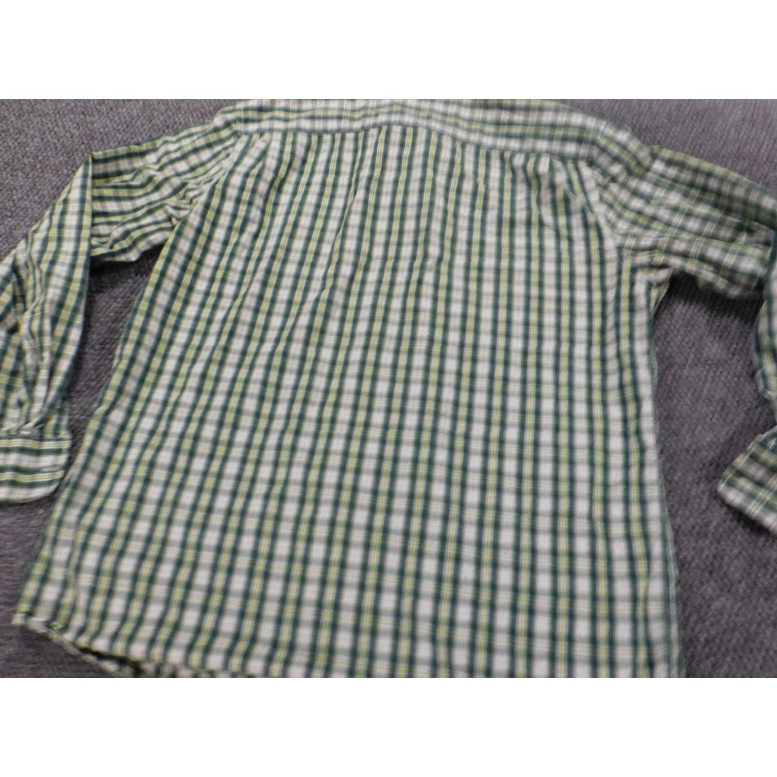 Old Navy Old Navy Shirt XL Green Plaid Button-Up Slim Fit Mens Size US XL / EU 56 / 4 - 7 Thumbnail