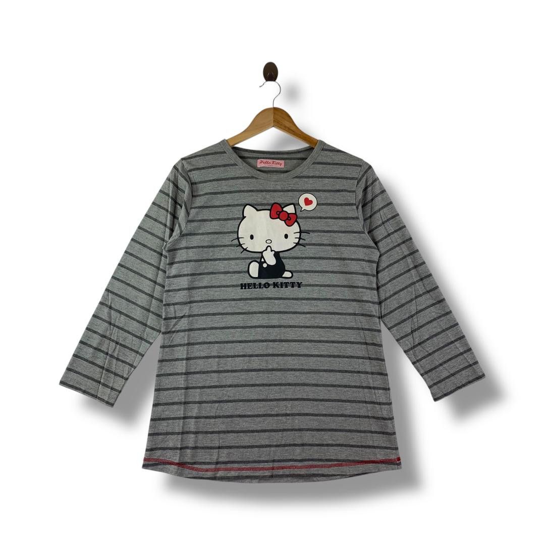 Other HELLO KITTY big printed stripe long sleeve tee Size US M / EU 48-50 / 2 - 1 Thumbnail