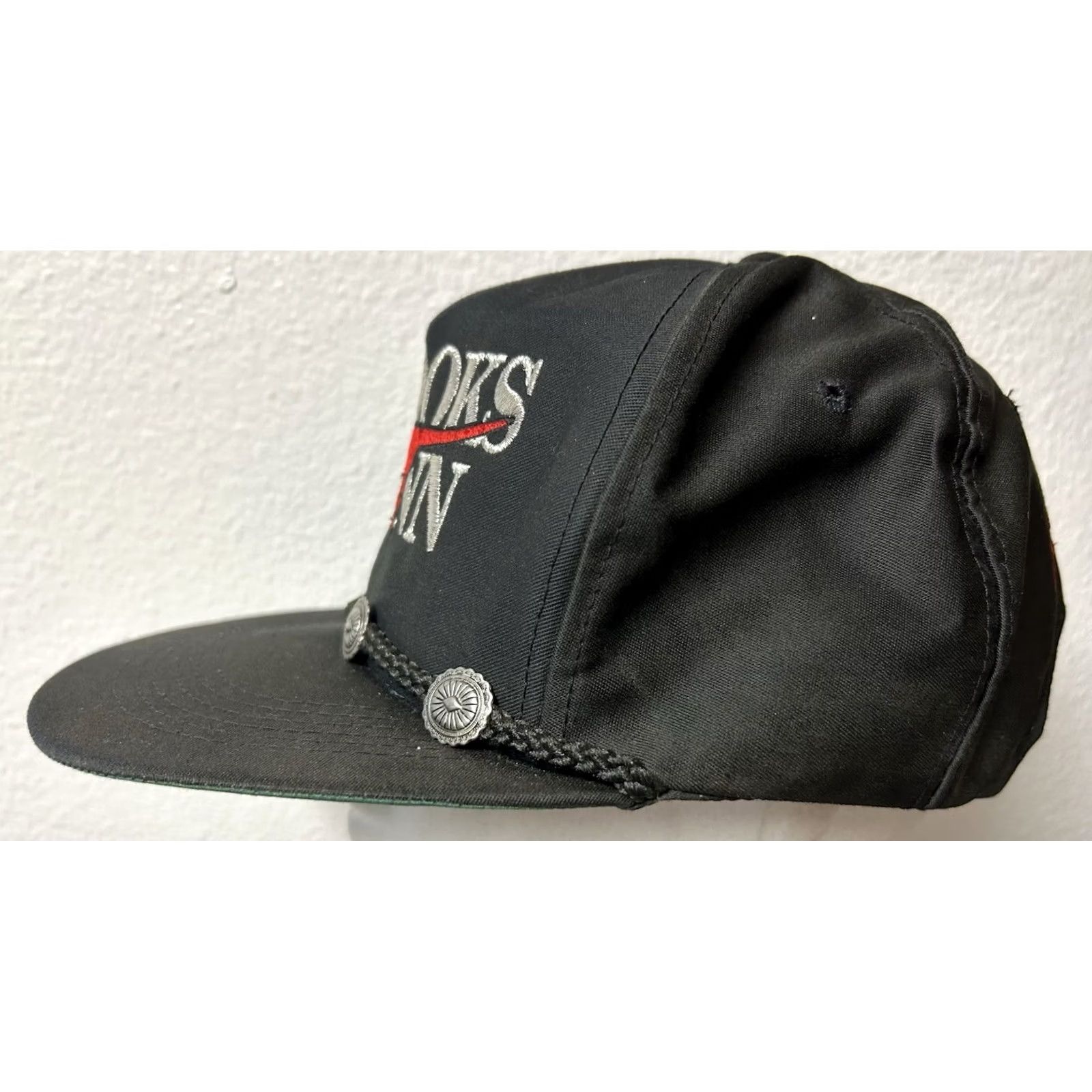 Brooks VTG Brooks And Dunn Getcha Some Tour 1993 Hat Strap Back Rope Bolero RARE Size ONE SIZE - 4 Thumbnail