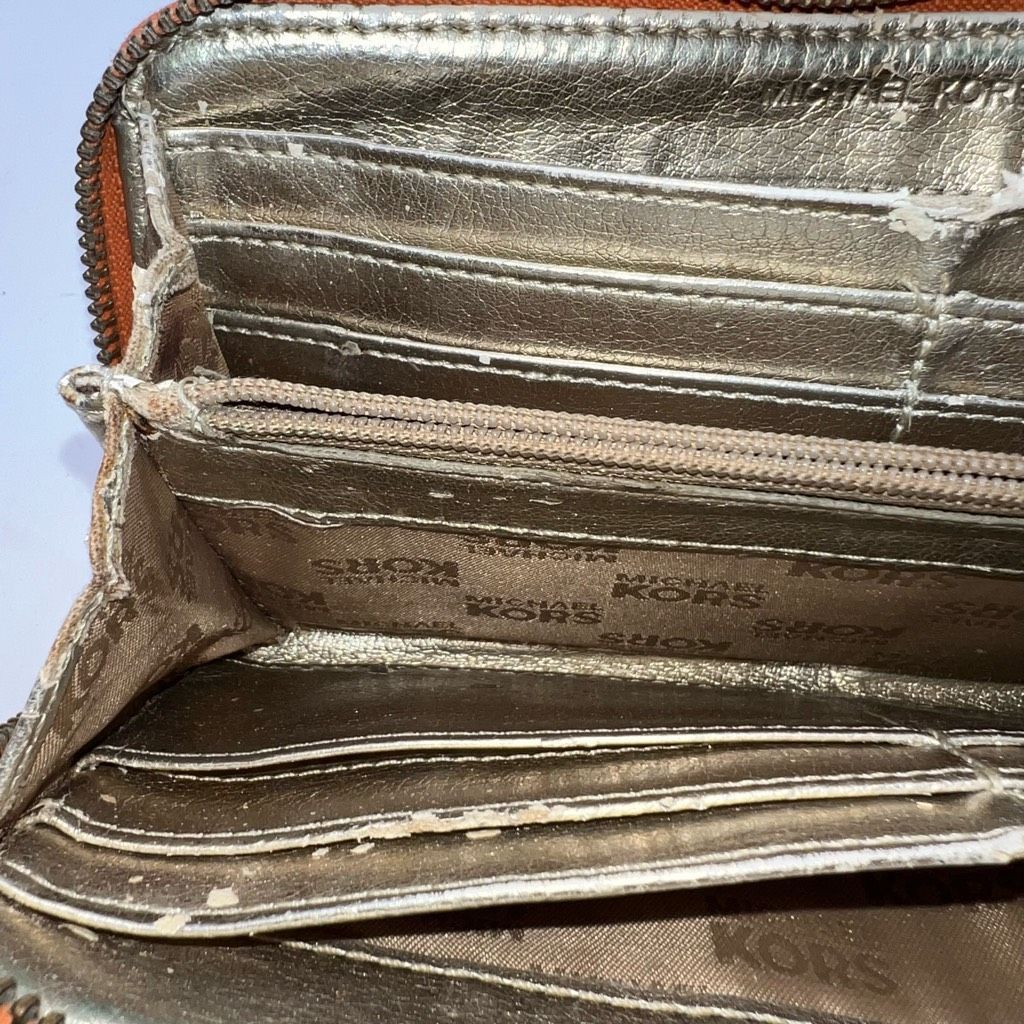 Michael Kors Michael Kors Orange Logo Top Handle Bag/Crossbody Bag and Wa Size ONE SIZE - 14 Thumbnail