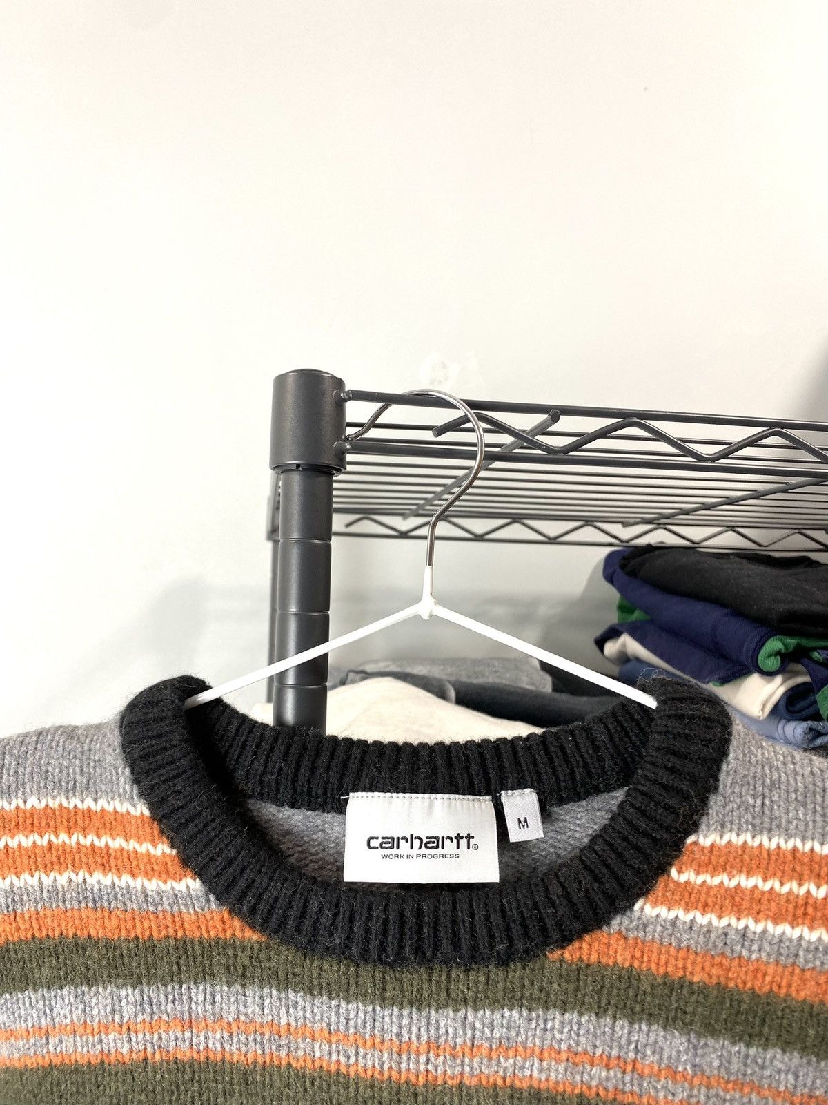 Carhartt Carhartt WIP Striped Sweater Knit Wool Size US M / EU 48-50 / 2 - 3 Thumbnail