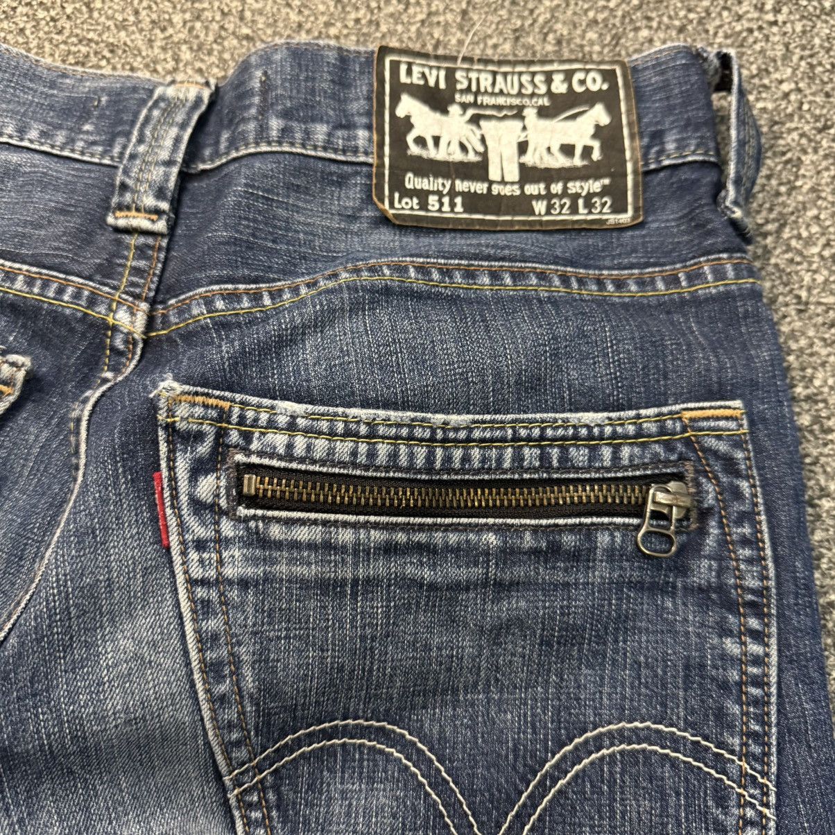Beauty Beast 🔥🇯🇵 Levis 511 Slim Jeans Size 32" / US 10 / IT 46 - 13 Thumbnail