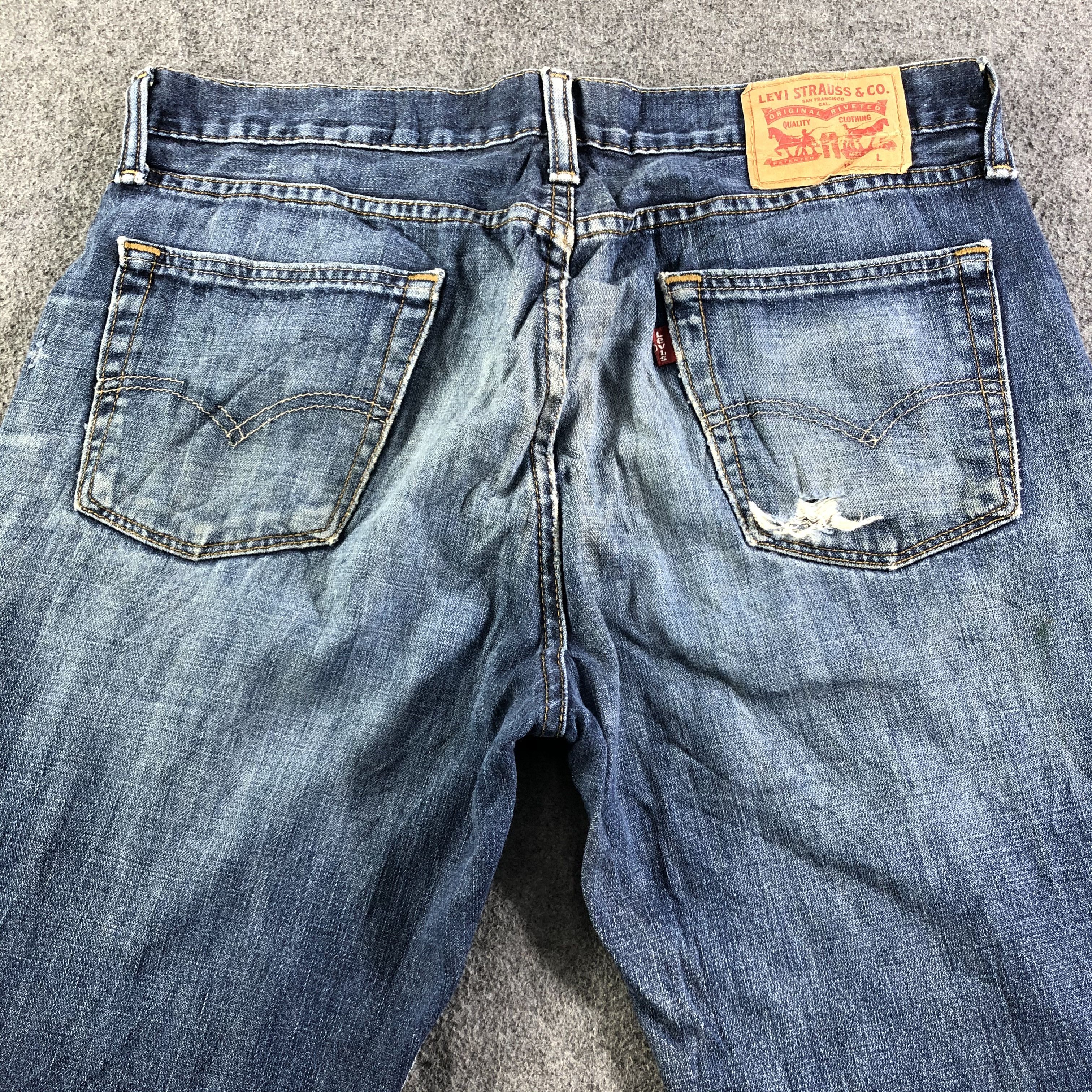 Levi's Vintage Blue Wash Levis 514 Jeans-J3098 Size US 36 / EU 52 - 4 Thumbnail