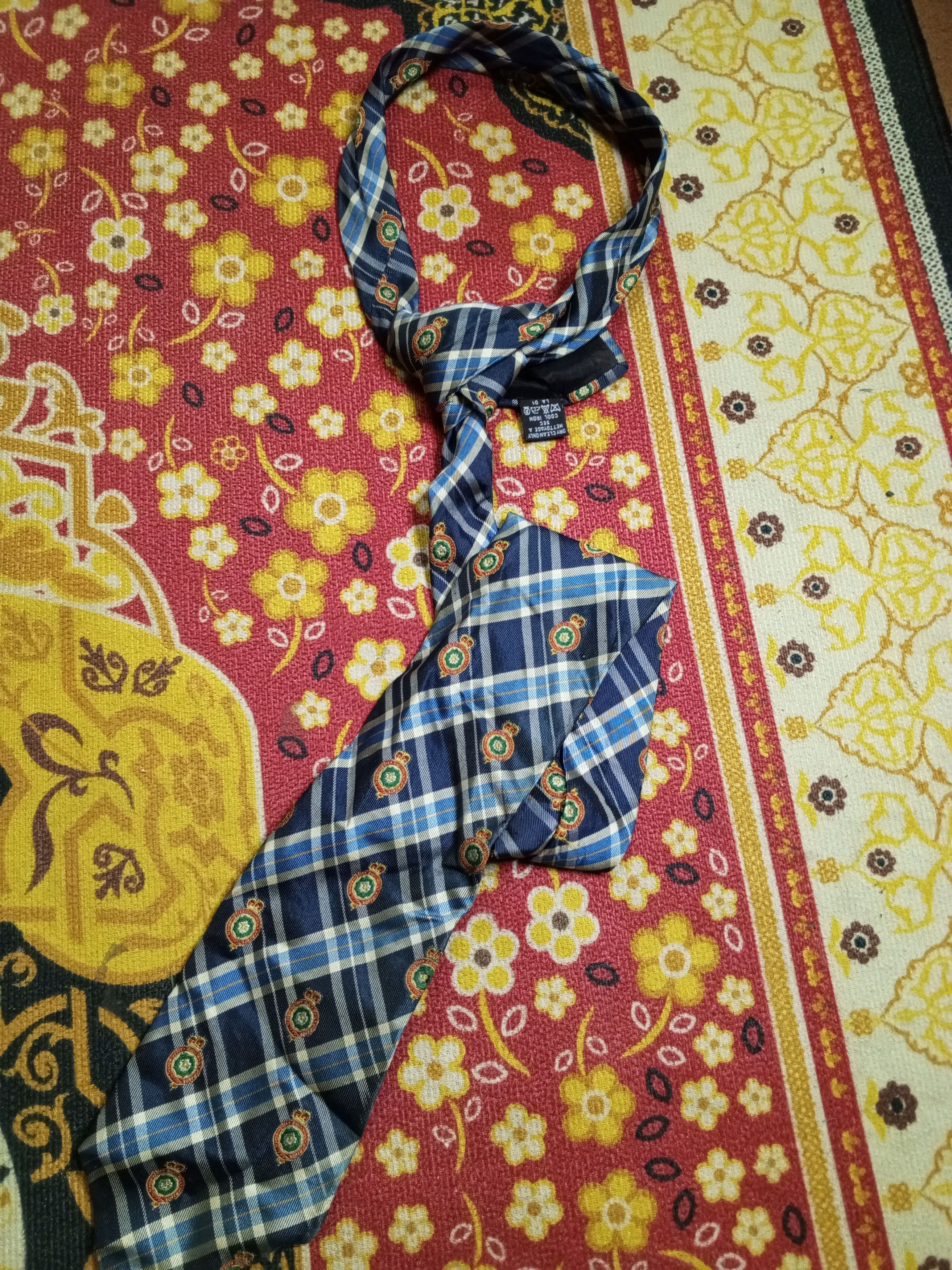 Designer 3 TIE(BURBERRY / COURREGES / LONCCHAMP ) Size ONE SIZE - 2 Thumbnail