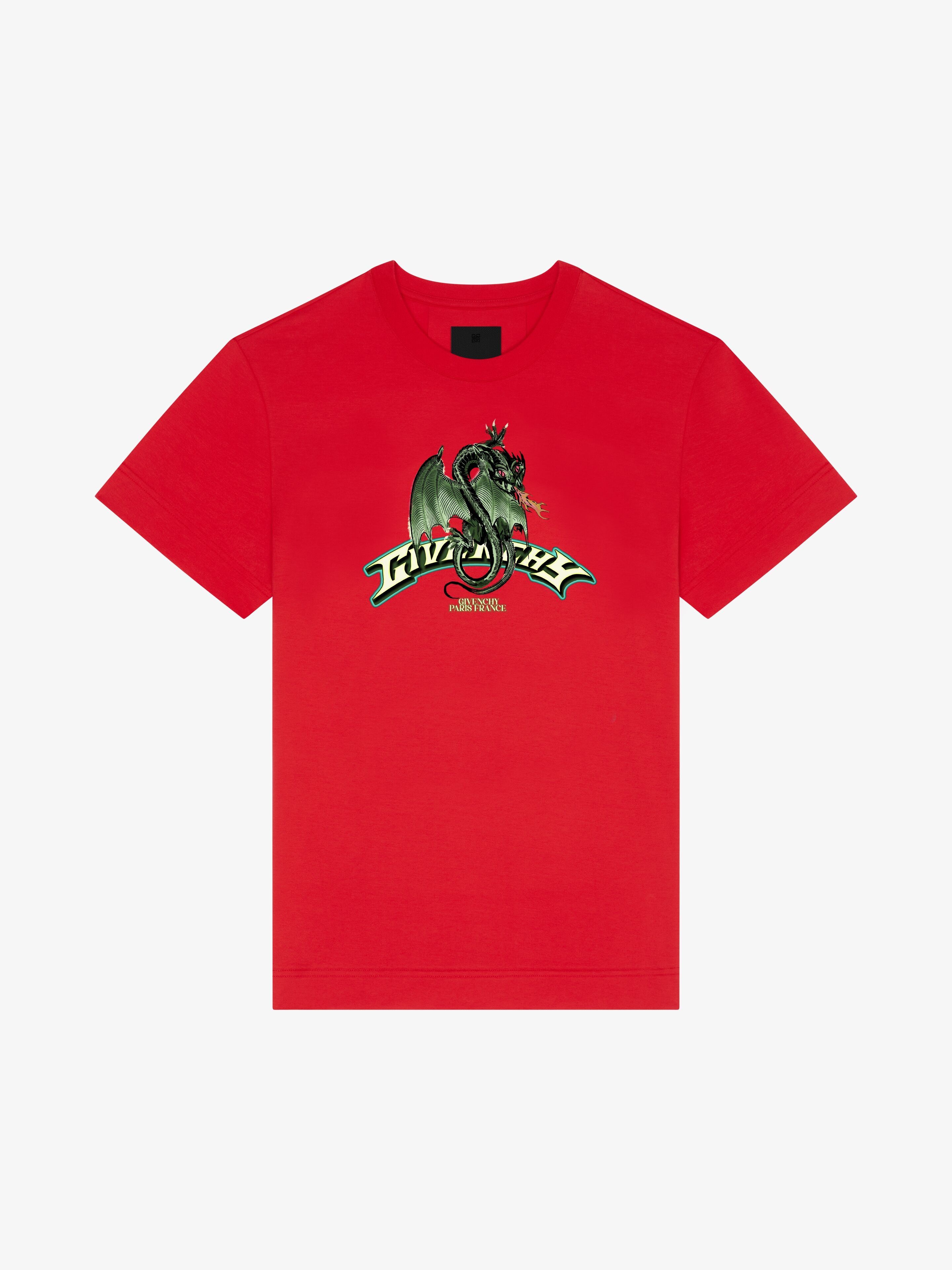 Givenchy o1srvl11e0125 Slim Fit T-Shirt in Red Size US L / EU 52-54 / 3 - 1 Thumbnail