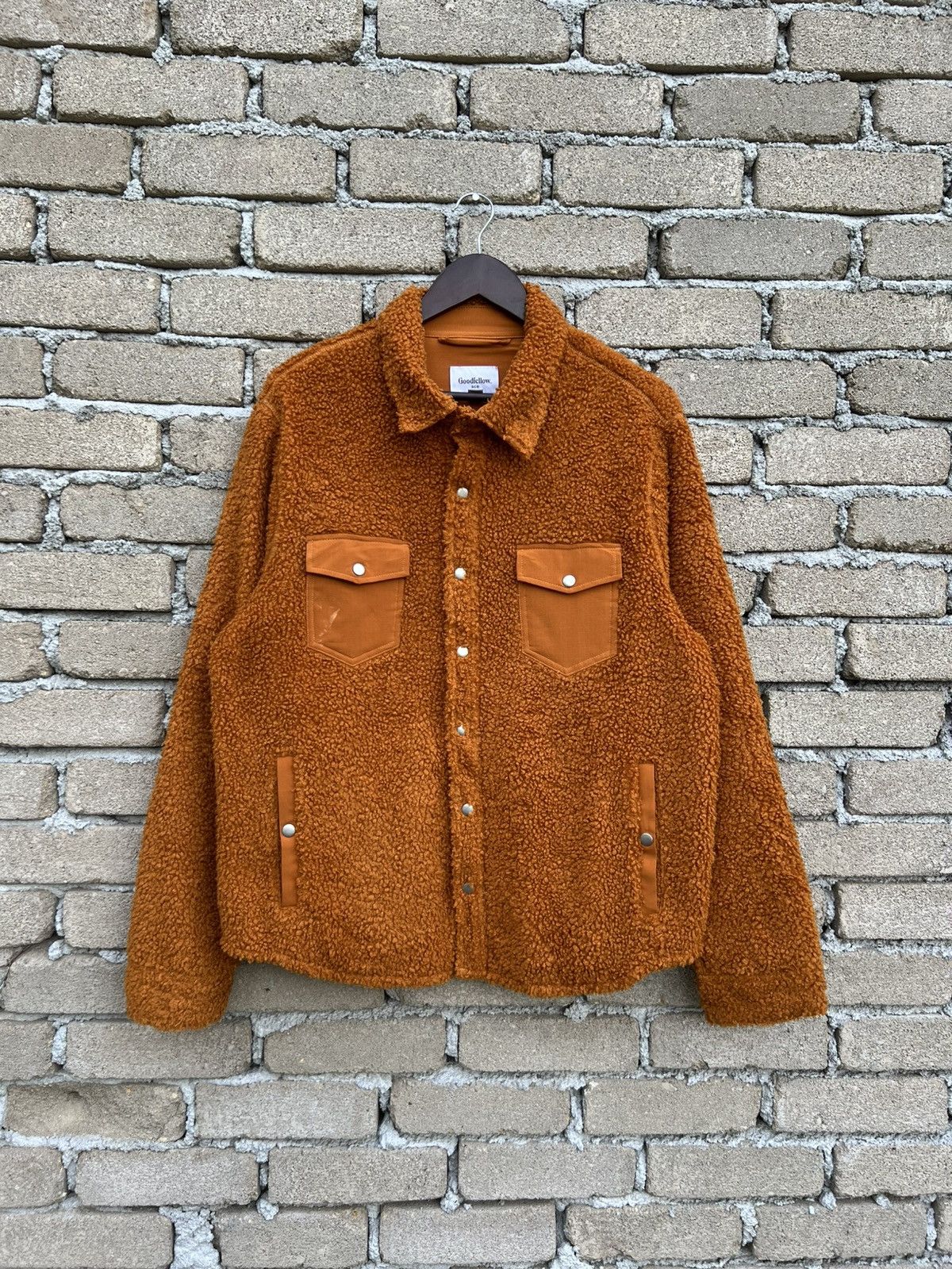 Japanese Brand Goodfellow & Co Men Sherpa Shirt Jacket Size US L / EU 52-54 / 3 - 2 Thumbnail