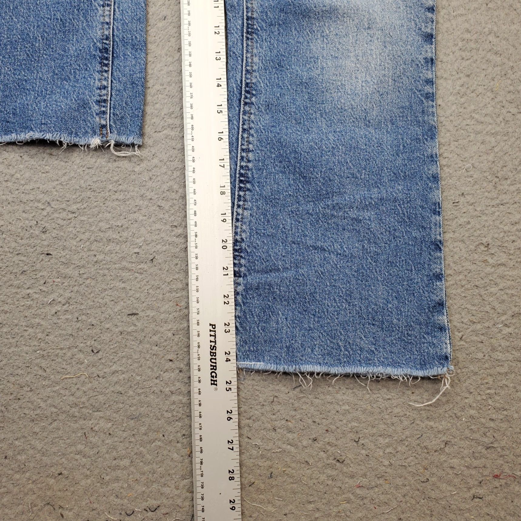 J.Crew J.Crew Womens Jeans Boot Crop Denim Medium Wash Blue 30 Frayed Hem Comfort Regular Size 30 Womens Size 30" / US 8 / IT 44 - 4 Thumbnail