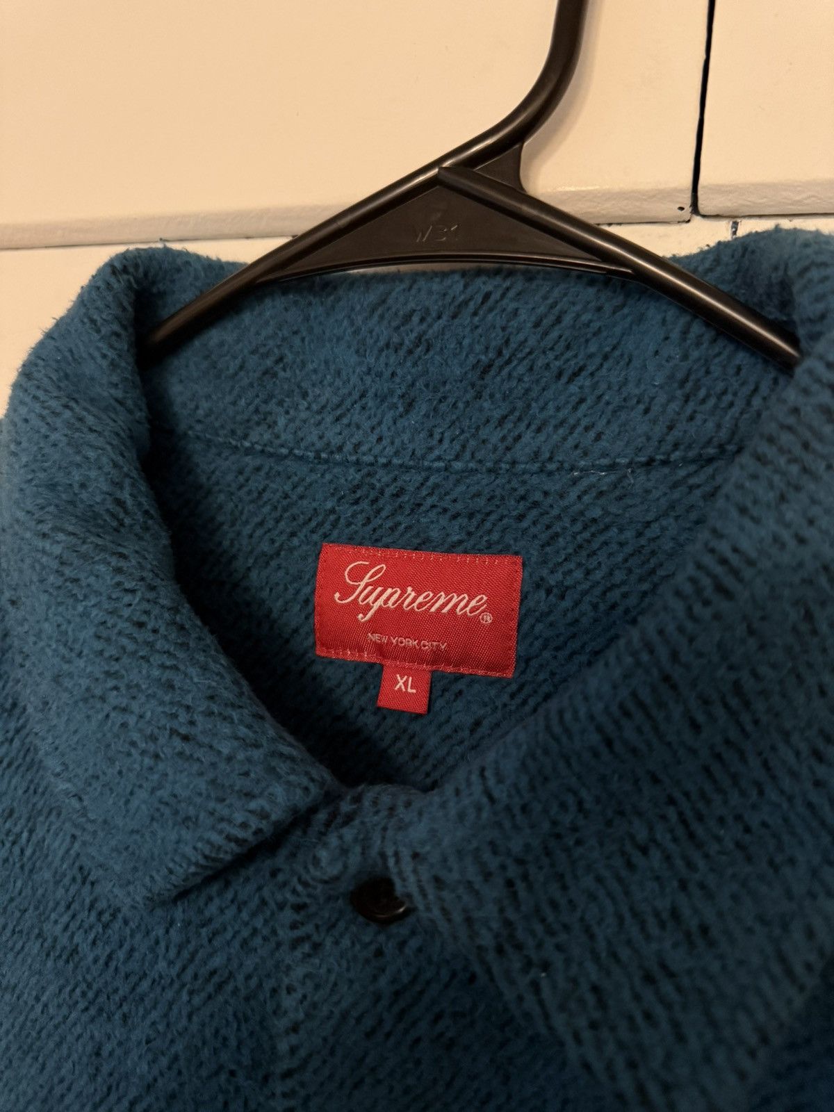 Supreme FW22 Brushed Twill Flannel Shirt Size US XL / EU 56 / 4 - 2 Thumbnail