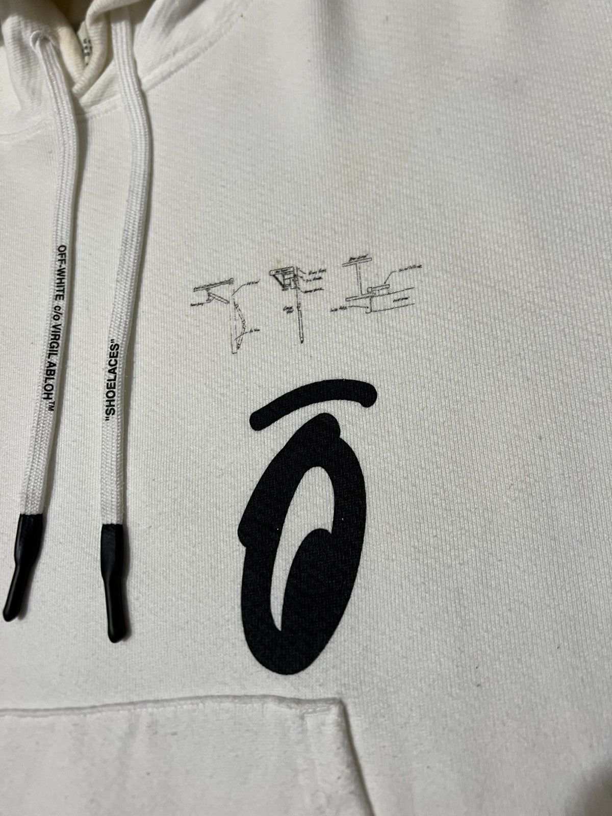 Off-White Hoodie Fleece Man Off-White Split Arrows white Size US XXS / EU 40 - 5 Thumbnail