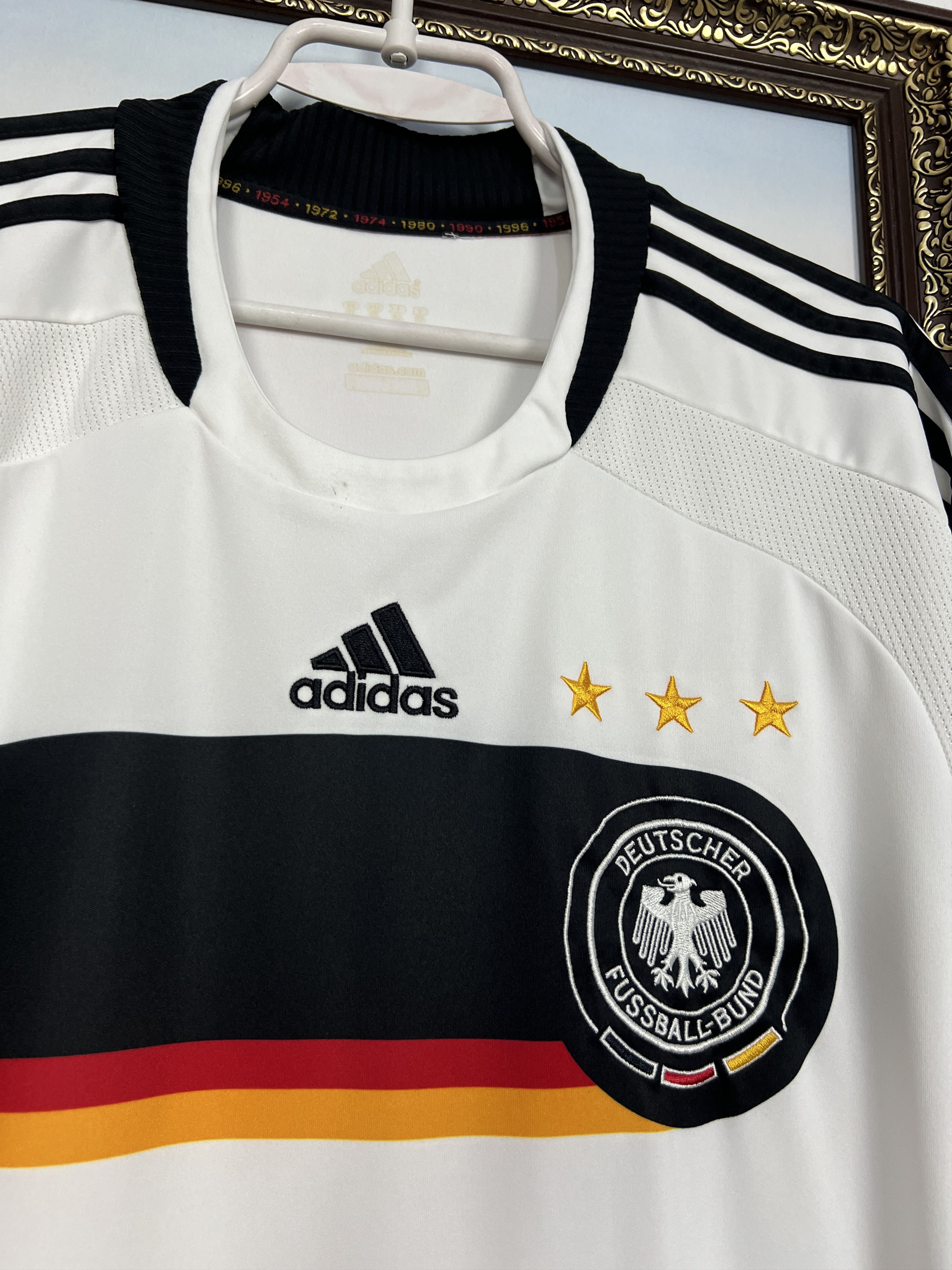 Adidas Germany football shirt 2008 Soccer Jersey Trikot National Size US XXL / EU 58 / 5 - 3 Thumbnail