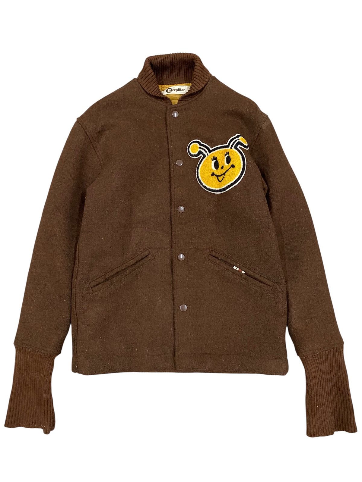 Caterpillar Vintage Caterpillar Varsity Wool Jacket Brown Size US XS / EU 42 / 0 - 2 Thumbnail