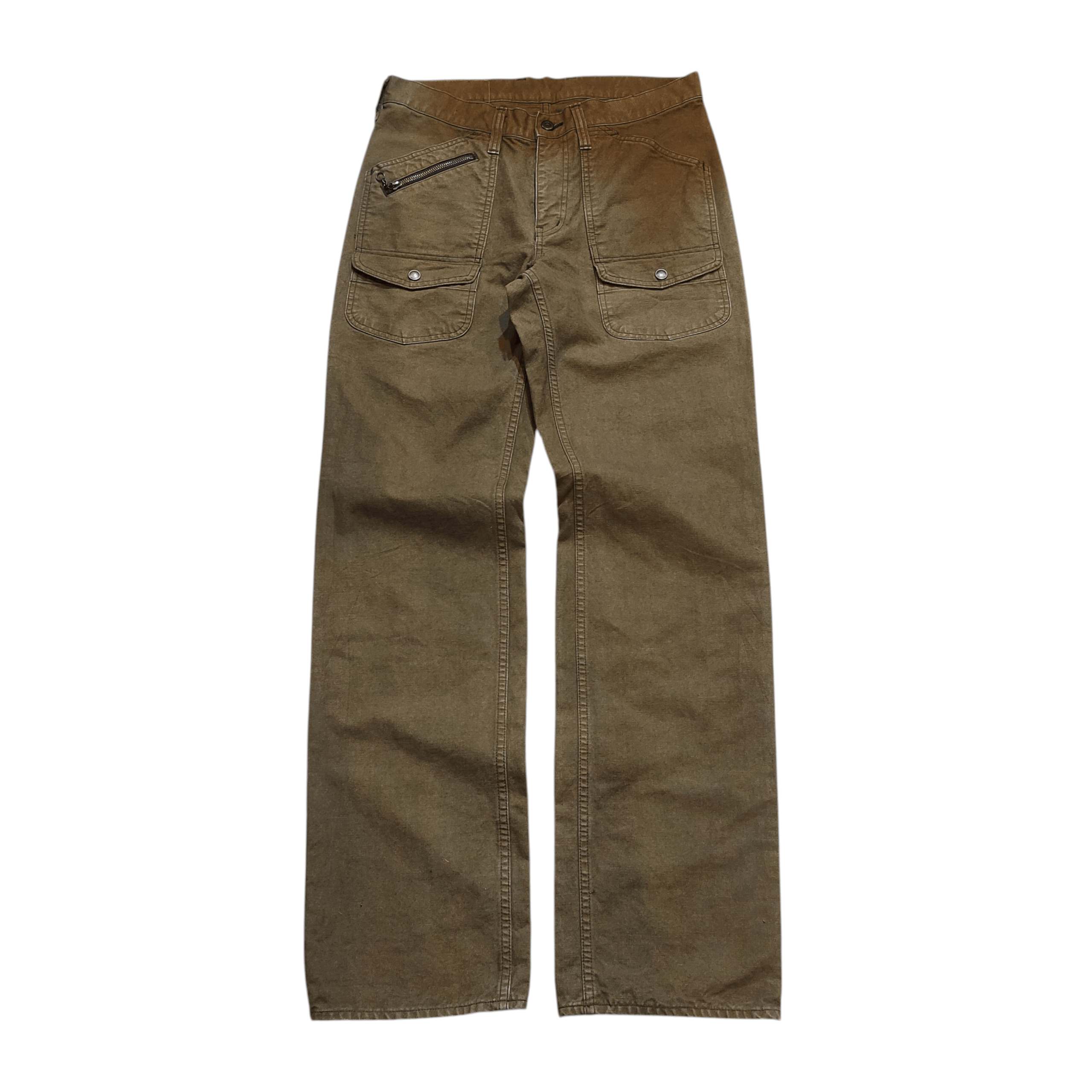KOJIMA GENES Johnbull Bush Pants Duck canvas Vintage 2000s Size US 30 / EU 46 - 1 Thumbnail