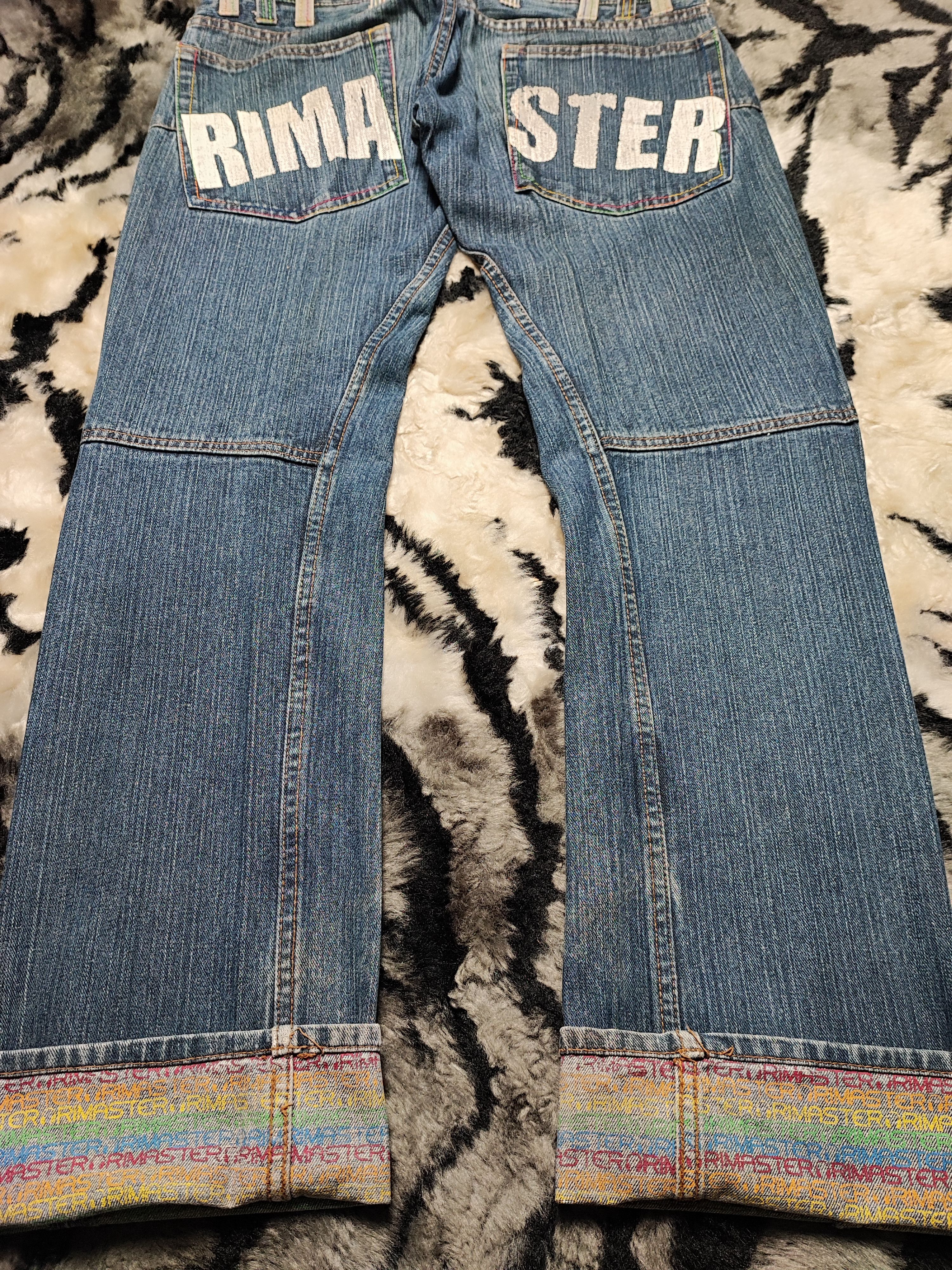 Japanese Brand × Vintage Rimaster Grunge Distressed Denim Jeans Size US 32 / EU 48 - 13 Thumbnail