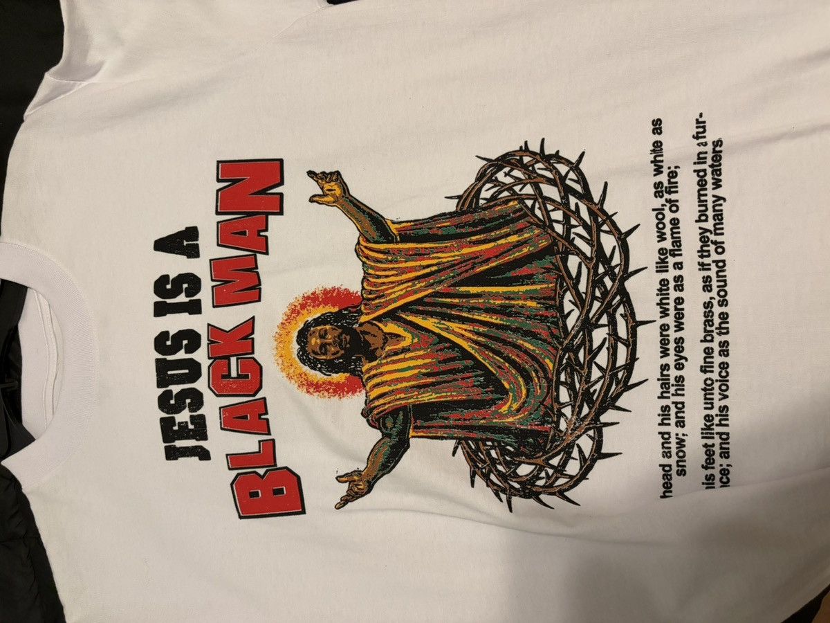 Other Condone "Jesus is a black man" Tee Size US M / EU 48-50 / 2 - 3 Thumbnail