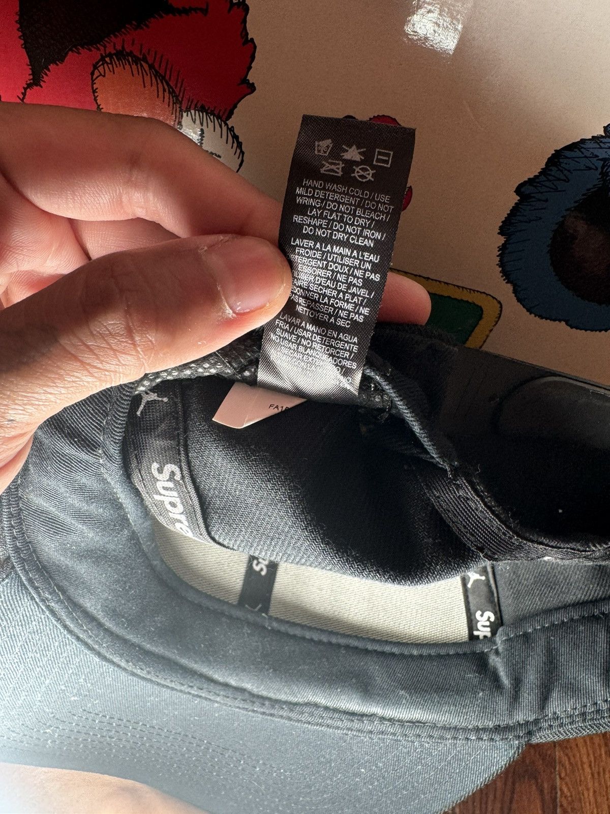 Supreme x Jordan Black Cap Hat