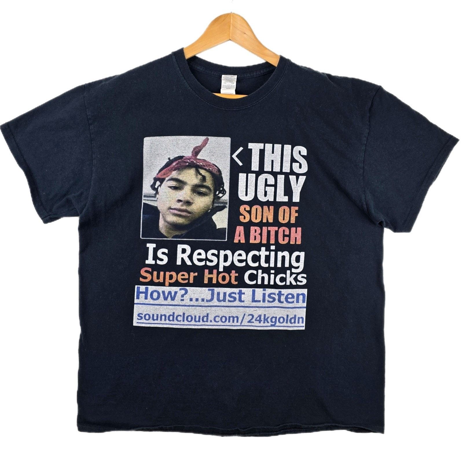 Gildan RARE 24kGoldn Rap Tee Shirt Size XL SoundCloud Ugly SOB Size US XL / EU 56 / 4 - 1 Thumbnail