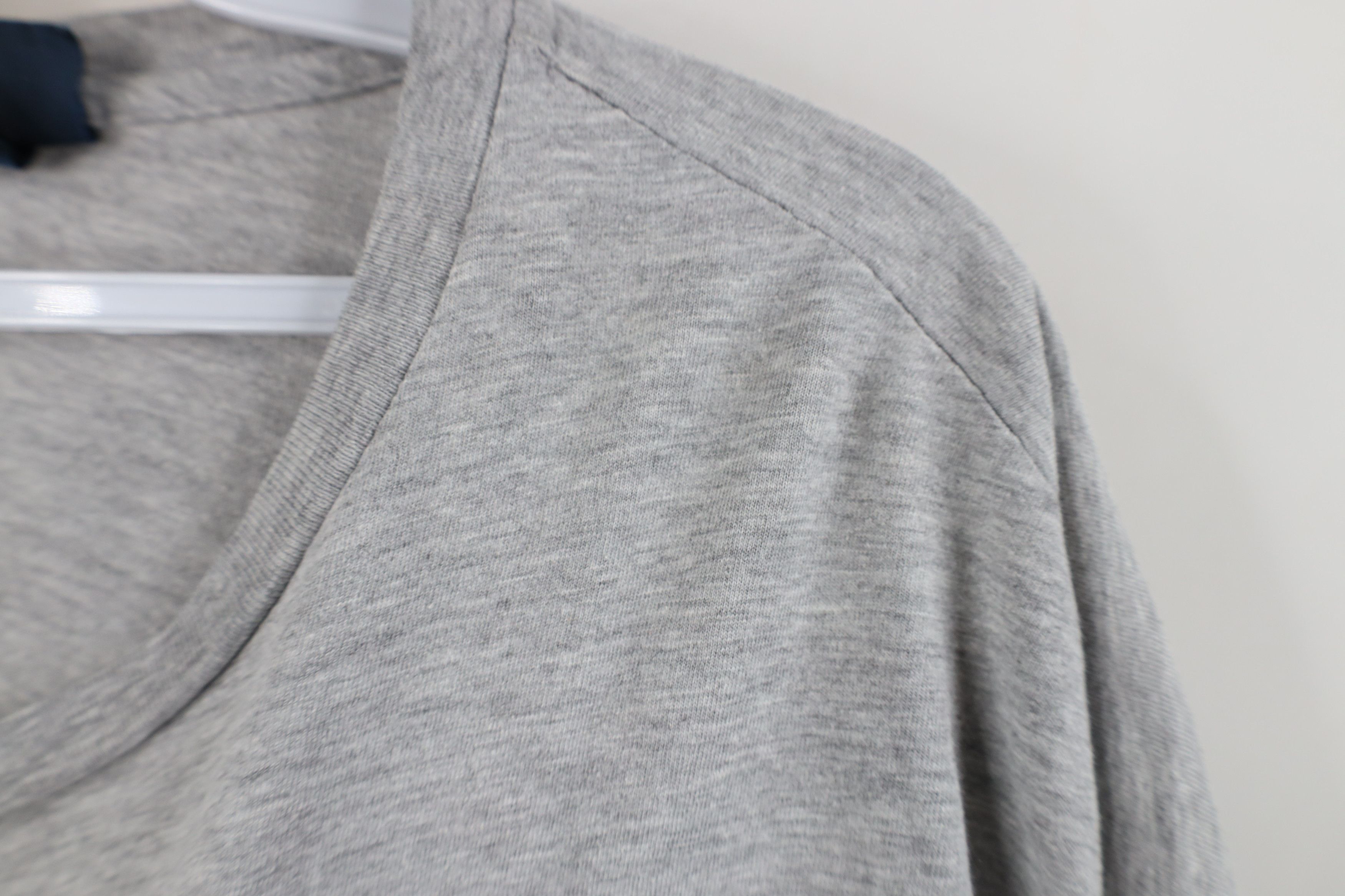 Ralph Lauren Vintage 90s Ralph Lauren Long Sleeve T-Shirt Heather Gray Size US L / EU 52-54 / 3 - 5 Thumbnail