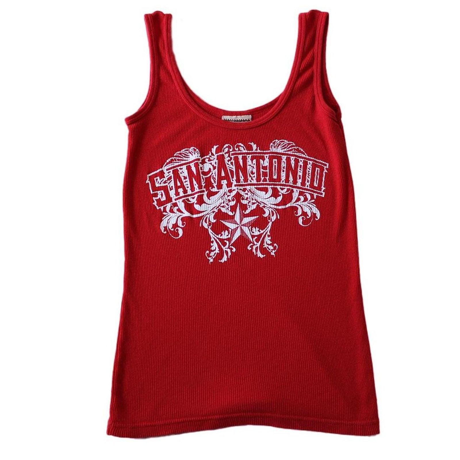 Vintage Red Vintage San Antonio Graphic Tank Top Size S / US 4 / IT 40 - 4 Thumbnail