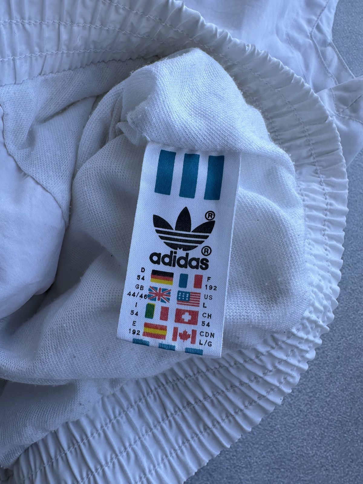 Adidas × Vintage Vintage Adidas 90s White Vest Size US XL / EU 56 / 4 - 8 Thumbnail
