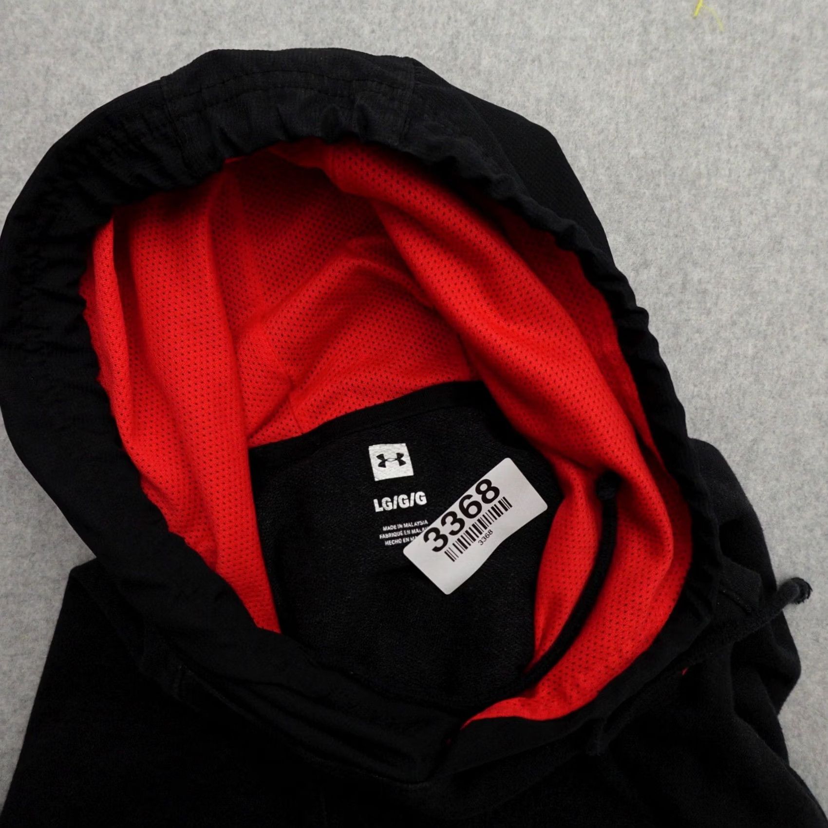 Under Armour UNDER ARMOUR Project Rock Hoodie Mens Large Black Cotton Long Sleeve Pullover Hooded Sweatshirt Size US L / EU 52-54 / 3 - 4 Thumbnail