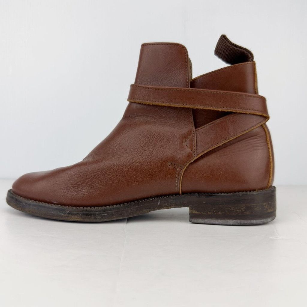 Aigle AIGLE Brown Ankle Boots Tan Luxury Chelsea French Booties 38 Size US 8 / IT 38 - 6 Thumbnail