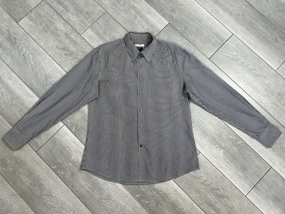 Versace Versace Collection Men’s Shirt Long Sleeve Size 44/17.5 Size US L / EU 52-54 / 3 - 2 Thumbnail