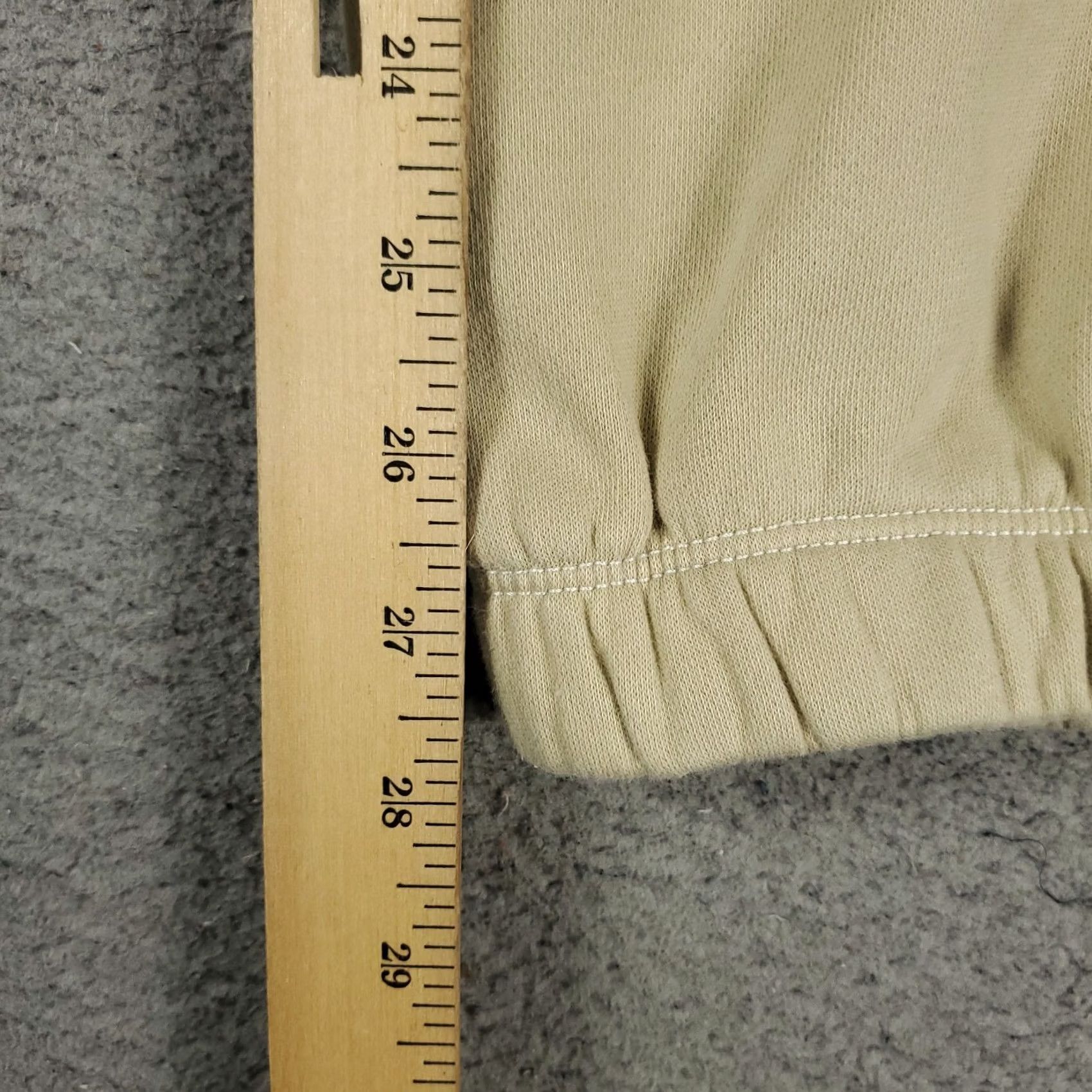 Nike Nike Pants Mens XS Beige Swoosh Track Joggers Sweatpants Regular Tapered Size US 27 - 5 Thumbnail