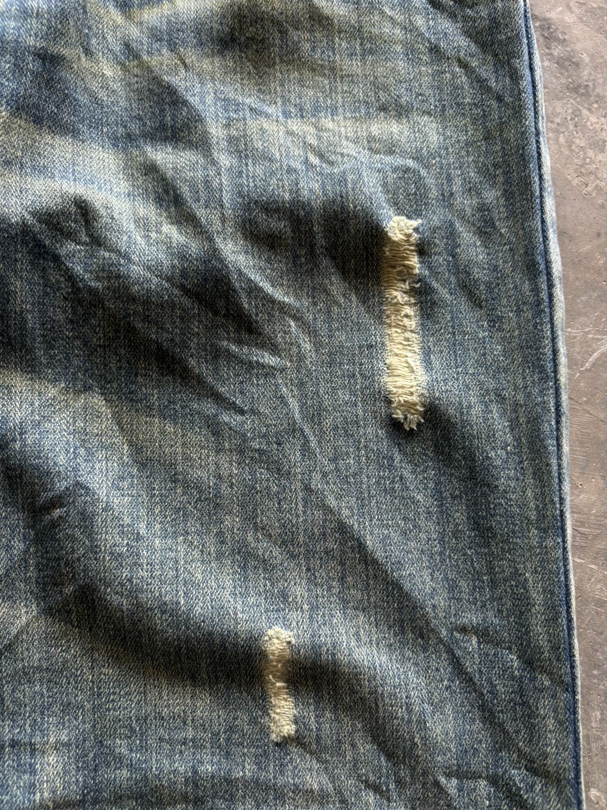 If Six Was Nine NYLAUS flare distressed rusty wash punk grunge japanese Size US 32 / EU 48 - 12 Thumbnail