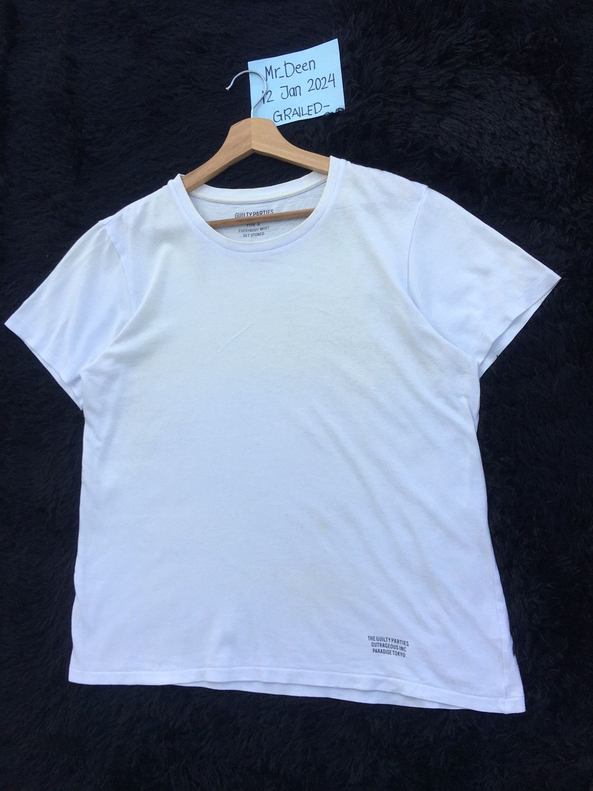 Wacko Maria Rare Vintage The Guilty Parties Everbody Must Get Stone Tee Size US M / EU 48-50 / 2 - 3 Thumbnail
