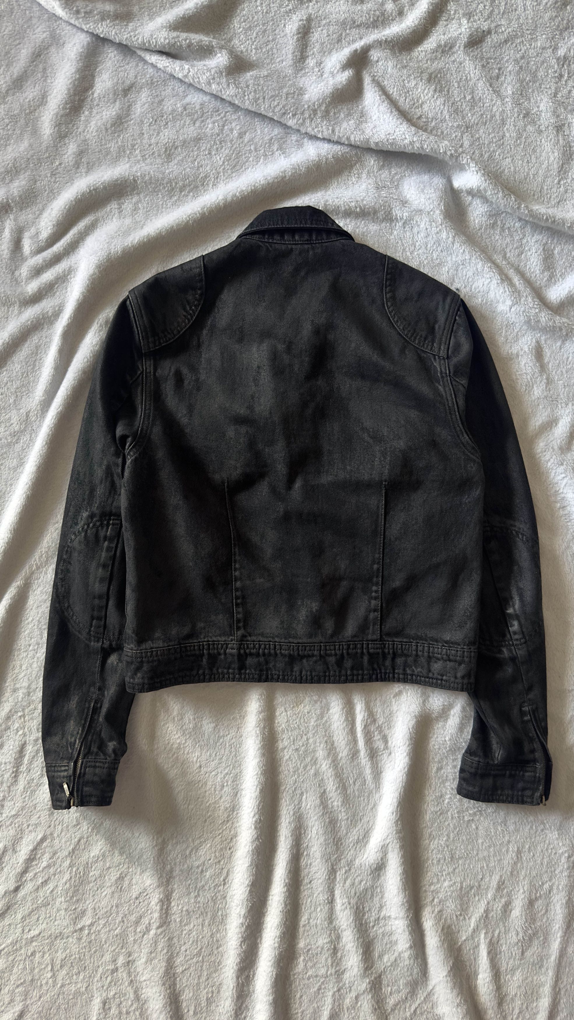 Other Dior hedi slimane luster metallic painted jean jacket Size US XL / EU 56 / 4 - 2 Thumbnail