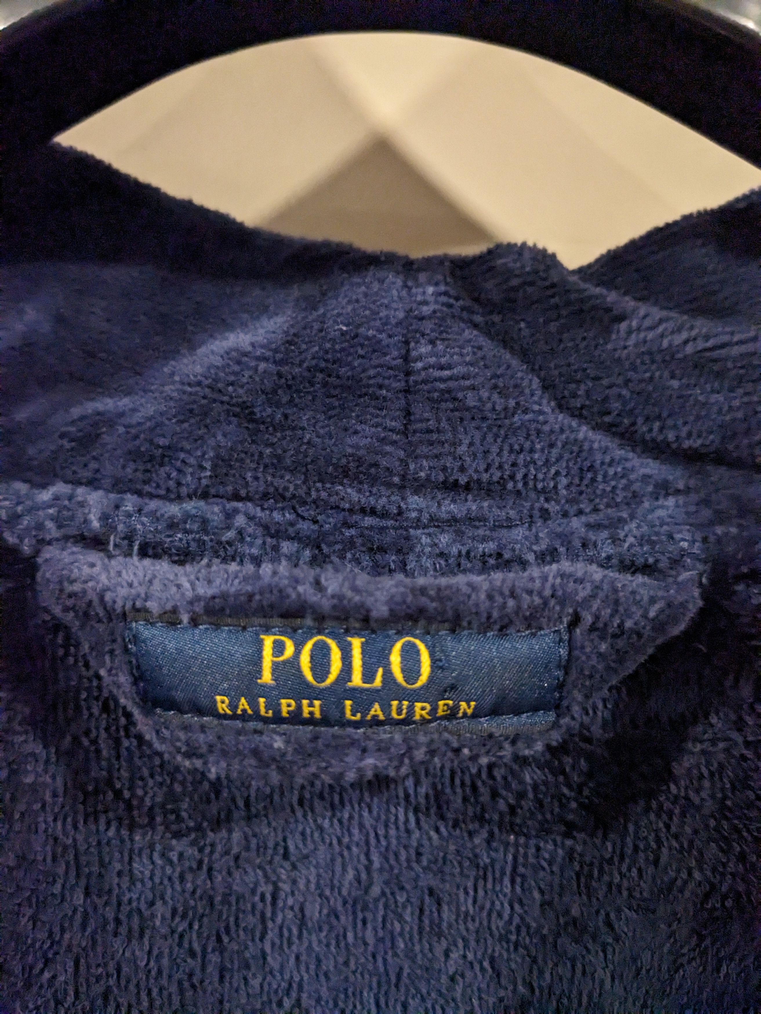 Polo Ralph Lauren Polo Ralph Lauren Blue Terry Cloth Robe Bathrobe Mens Small Size US S / EU 44-46 / 1 - 11 Thumbnail