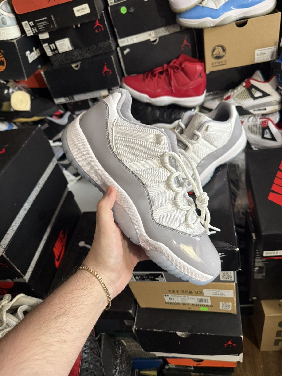 Jordan Brand Jordan retro 11 low grey cement sz 13 Size US 13 / EU 46 - 1 Thumbnail