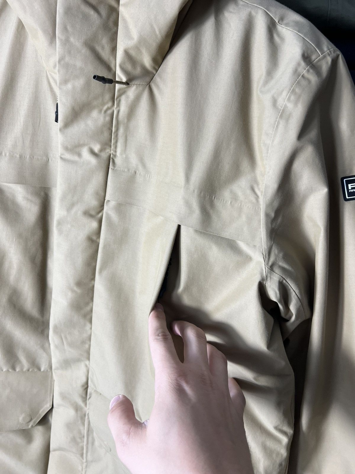 Polo Ralph Lauren 🧥 RLX Ralph Lauren Water-Repellent Faille Hooded Jacket Y2K Size US M / EU 48-50 / 2 - 10 Thumbnail