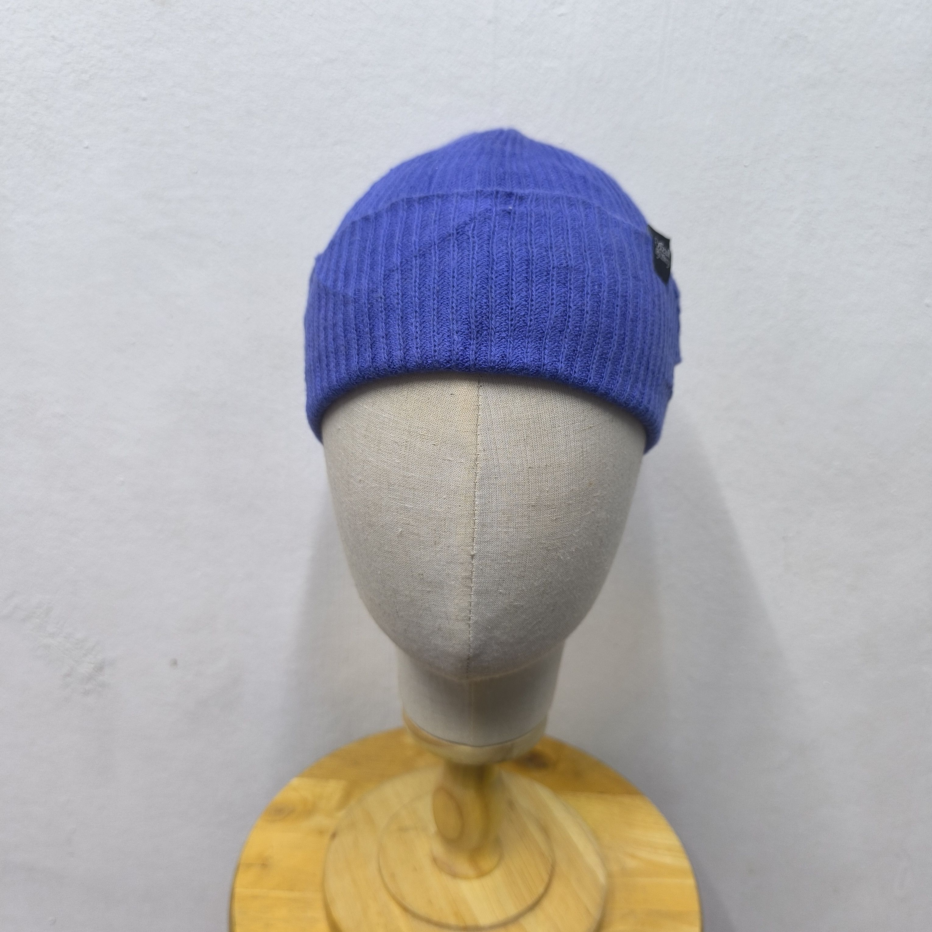 MOUSSY 💥 Azul by moussy japan patch short beanie hat Size ONE SIZE - 2 Thumbnail