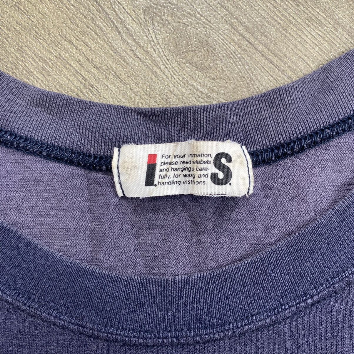 Issey Miyake 1990s Vintage Issey Miyake Iconic Logo Tshirt Navy Designer Size US S / EU 44-46 / 1 - 5 Thumbnail